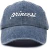 imageDALIX Princess Baseball Cap Womens Dad Hat VintageNavy Blue