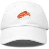 imageDALIX Salmon Nigiri Embroidered Sushi Cotton Dad Hat Baseball Cap Adjustable WomensWhite