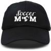 imageDALIX Soccer Mom Baseball Cap Womens Dad Hats Adjustable Hat Mothers DayBlack