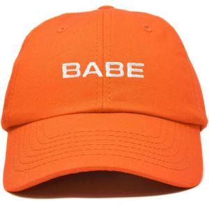 imageDALIX Babe Embroidered Cotton Baseball Cap Adjustable Dad Hat WomensOrange