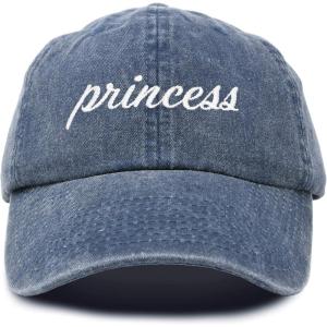 imageDALIX Princess Baseball Cap Womens Dad Hat VintageNavy Blue