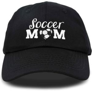 imageDALIX Soccer Mom Baseball Cap Womens Dad Hats Adjustable Hat Mothers DayBlack