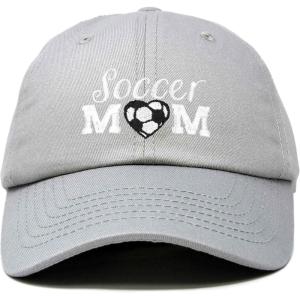 imageDALIX Soccer Mom Baseball Cap Womens Dad Hats Adjustable Hat Mothers DayGray