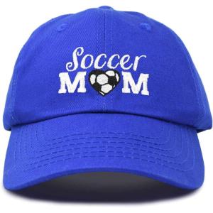 imageDALIX Soccer Mom Baseball Cap Womens Dad Hats Adjustable Hat Mothers DayRoyal Blue