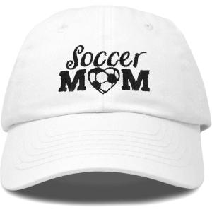 imageDALIX Soccer Mom Baseball Cap Womens Dad Hats Adjustable Hat Mothers DayWhite