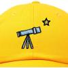 imageDALIX Embroidered Telescope Baseball Cap Cotton Dad Hat MenGold