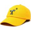 imageDALIX Embroidered Telescope Baseball Cap Cotton Dad Hat MenGold