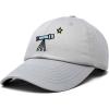 imageDALIX Embroidered Telescope Baseball Cap Cotton Dad Hat MenGray