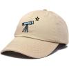 imageDALIX Embroidered Telescope Baseball Cap Cotton Dad Hat MenKhaki