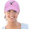 imageDALIX Embroidered Telescope Baseball Cap Cotton Dad Hat MenLight Pink