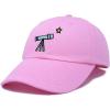 imageDALIX Embroidered Telescope Baseball Cap Cotton Dad Hat MenLight Pink