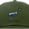 imageDALIX Embroidered Telescope Baseball Cap Cotton Dad Hat MenOlive