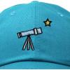 imageDALIX Embroidered Telescope Baseball Cap Cotton Dad Hat MenTeal