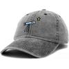 imageDALIX Embroidered Telescope Baseball Cap Cotton Dad Hat MenWashed Black