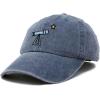 imageDALIX Embroidered Telescope Baseball Cap Cotton Dad Hat MenWashed Navy Blue