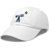 imageDALIX Embroidered Telescope Baseball Cap Cotton Dad Hat MenWhite