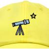 imageDALIX Embroidered Telescope Baseball Cap Cotton Dad Hat MenYellow