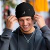 imageDALIX Pigeon Embroidered Beanie Warm Winter Cap Knit Hat MensBlack