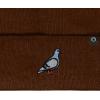 imageDALIX Pigeon Embroidered Beanie Warm Winter Cap Knit Hat MensBrown