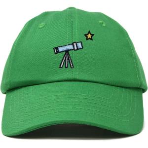 imageDALIX Embroidered Telescope Baseball Cap Cotton Dad Hat MenKelly Green