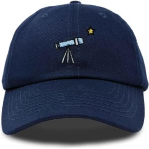 imageDALIX Embroidered Telescope Baseball Cap Cotton Dad Hat MenNavy Blue