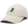 imageDALIX Pickle Dude Cap Embroidered Mens Cotton Baseball HatBeige