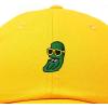 imageDALIX Pickle Dude Cap Embroidered Mens Cotton Baseball HatGold
