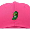 imageDALIX Pickle Dude Cap Embroidered Mens Cotton Baseball HatHot Pink
