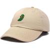 imageDALIX Pickle Dude Cap Embroidered Mens Cotton Baseball HatKhaki