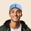 imageDALIX Pickle Dude Cap Embroidered Mens Cotton Baseball HatLight Blue