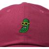 imageDALIX Pickle Dude Cap Embroidered Mens Cotton Baseball HatMaroon