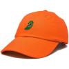 imageDALIX Pickle Dude Cap Embroidered Mens Cotton Baseball HatOrange
