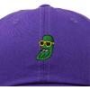 imageDALIX Pickle Dude Cap Embroidered Mens Cotton Baseball HatPurple