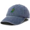 imageDALIX Pickle Dude Cap Embroidered Mens Cotton Baseball HatWashed Navy Blue
