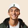 imageDALIX Pickle Dude Cap Embroidered Mens Cotton Baseball HatWhite