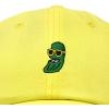 imageDALIX Pickle Dude Cap Embroidered Mens Cotton Baseball HatYellow