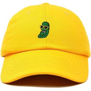 imageDALIX Pickle Dude Cap Embroidered Mens Cotton Baseball HatGold
