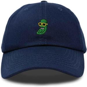 imageDALIX Pickle Dude Cap Embroidered Mens Cotton Baseball HatNavy Blue
