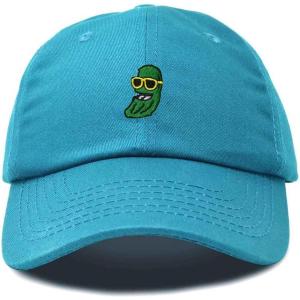 imageDALIX Pickle Dude Cap Embroidered Mens Cotton Baseball HatTeal