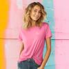 imageDALIX Be Kind Embroidered Cotton Relaxed Fit Short Sleeve Crewneck Tee Shirt WomenCharity Pink