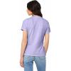 imageDALIX Be Kind Embroidered Cotton Relaxed Fit Short Sleeve Crewneck Tee Shirt WomenDark Lavender