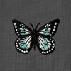 imageDALIX Butterfly Embroidered Cotton Relaxed Fit Short Sleeve Crewneck Tee Shirt WomenAsphalt Gray