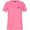 imageDALIX Butterfly Embroidered Cotton Relaxed Fit Short Sleeve Crewneck Tee Shirt WomenCharity Pink