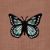 imageDALIX Butterfly Embroidered Cotton Relaxed Fit Short Sleeve Crewneck Tee Shirt WomenChestnut