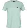 imageDALIX Butterfly Embroidered Cotton Relaxed Fit Short Sleeve Crewneck Tee Shirt WomenDusty Blue