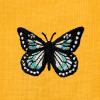 imageDALIX Butterfly Embroidered Cotton Relaxed Fit Short Sleeve Crewneck Tee Shirt WomenGold