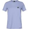 imageDALIX Butterfly Embroidered Cotton Relaxed Fit Short Sleeve Crewneck Tee Shirt WomenLavender Blue