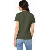 imageDALIX Butterfly Embroidered Cotton Relaxed Fit Short Sleeve Crewneck Tee Shirt WomenMilitary Green