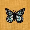 imageDALIX Butterfly Embroidered Cotton Relaxed Fit Short Sleeve Crewneck Tee Shirt WomenMustard