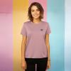 imageDALIX Butterfly Embroidered Cotton Relaxed Fit Short Sleeve Crewneck Tee Shirt WomenOrchid Purple